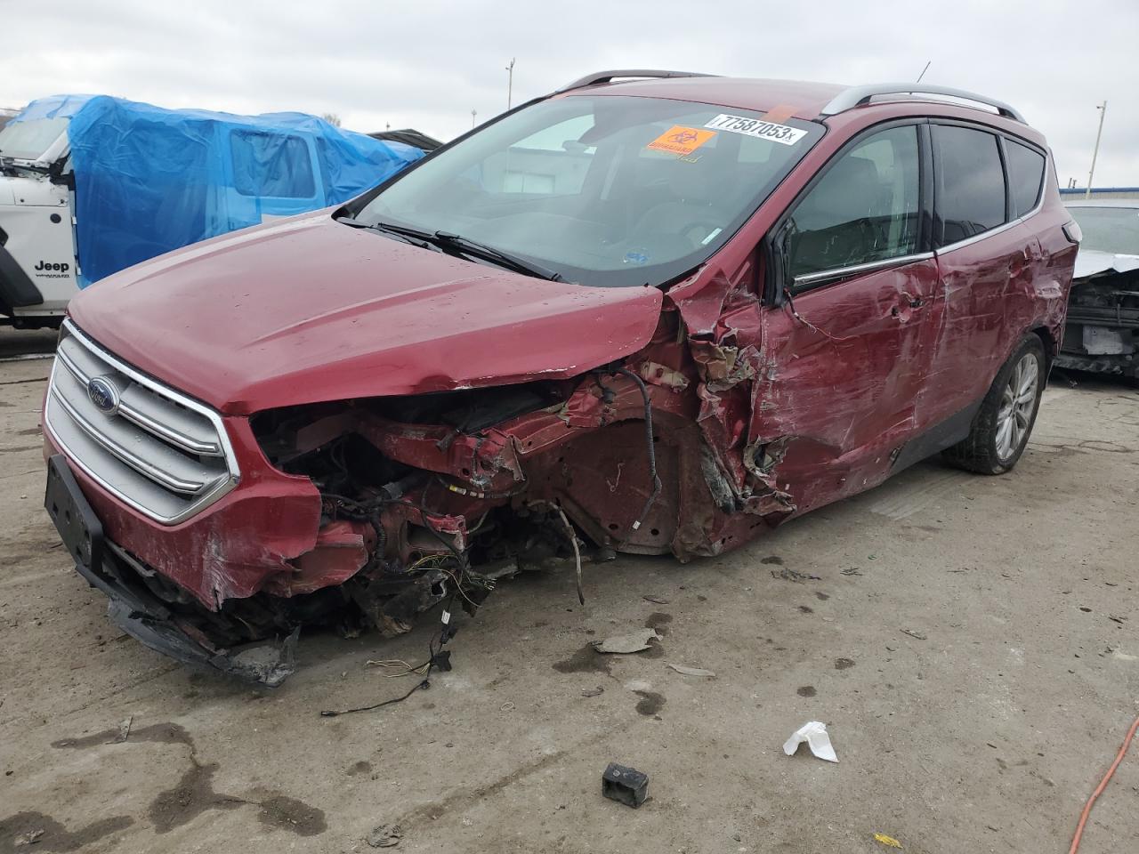 Obraz 1 z 2017 FORD ESCAPE TITANIUM 2017 z VIN 1FMCU0J9XHUD31991