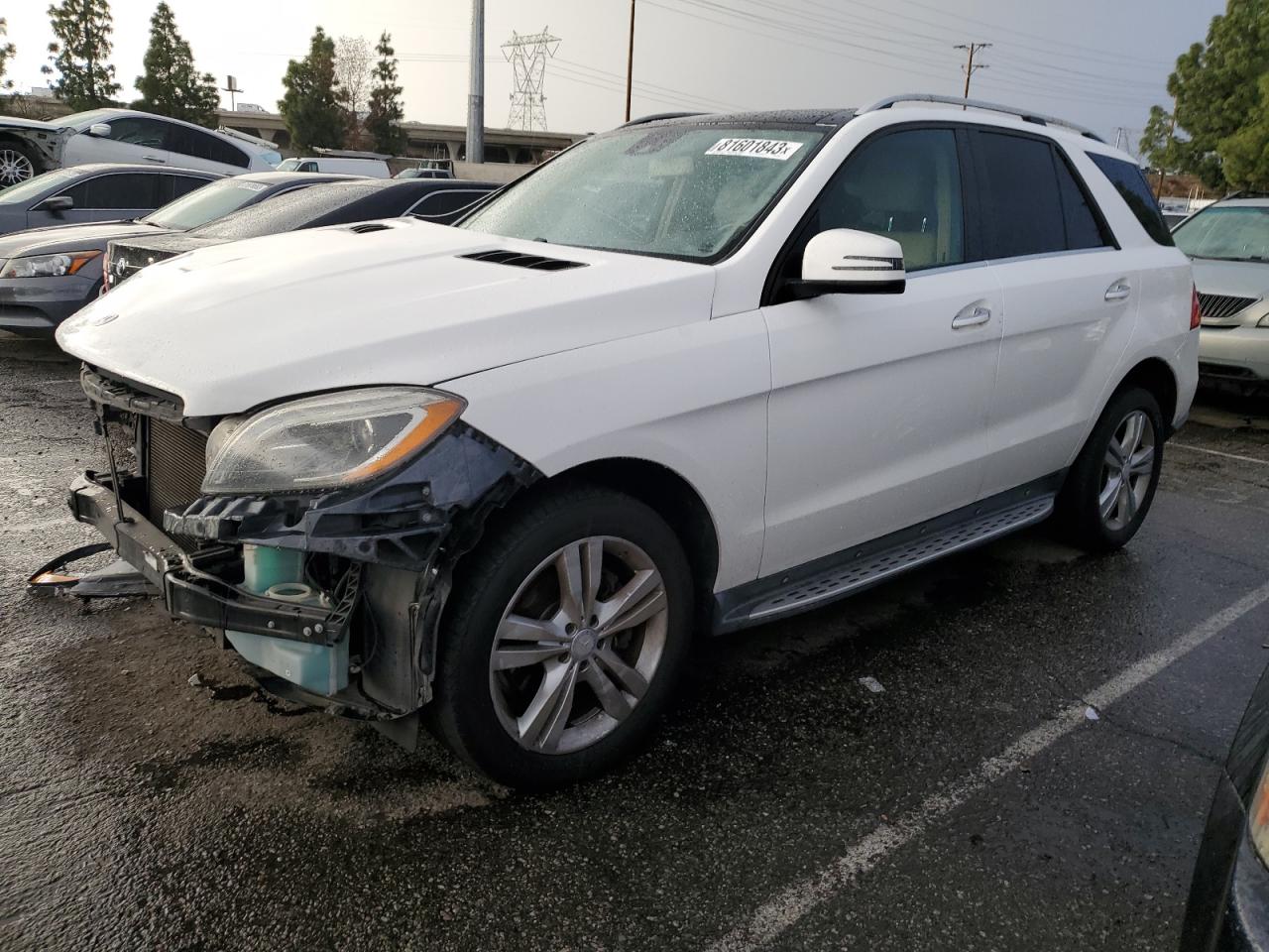 Image 1 of 2014 MERCEDES-BENZ ML 350 2014 with VIN 4JGDA5JB4EA281681