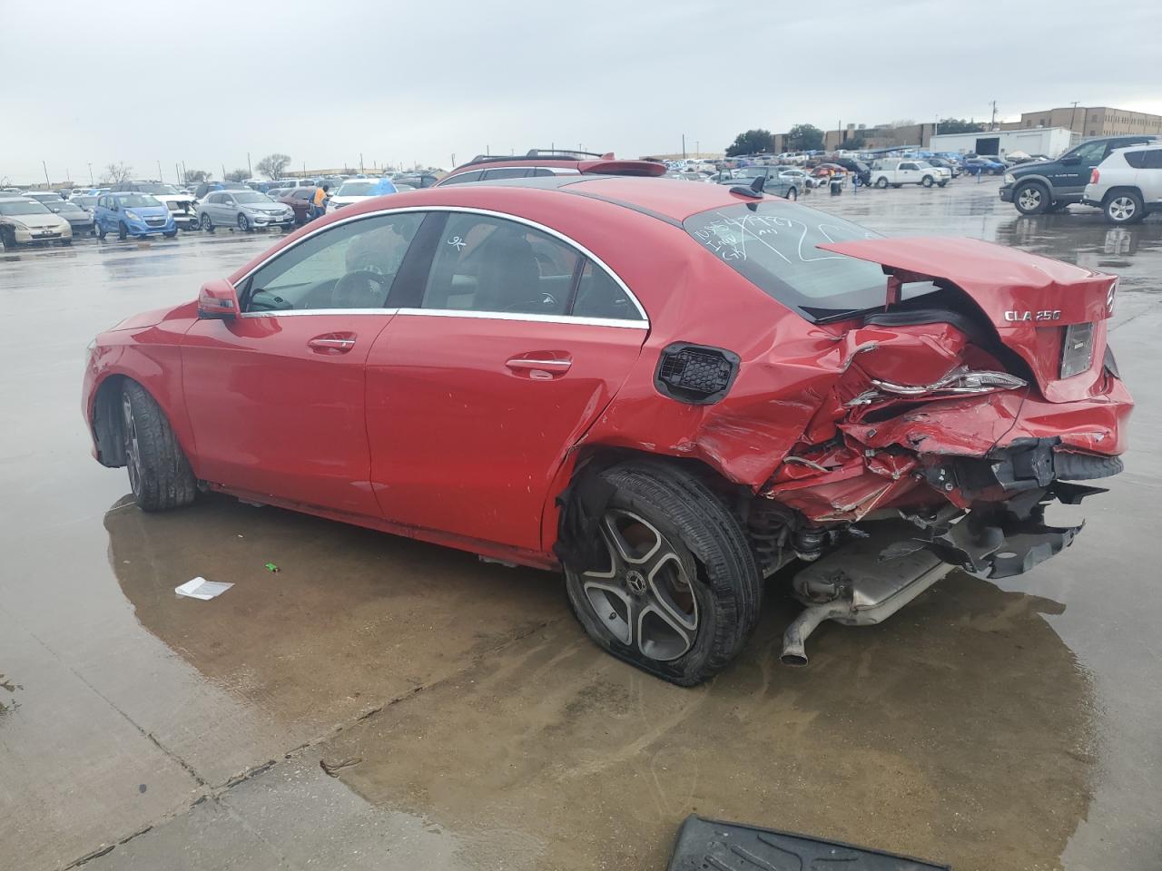 Image 2 of 2018 MERCEDES-BENZ CLA 250 4MATIC 2018 with VIN WDDSJ4GB3JN547987
