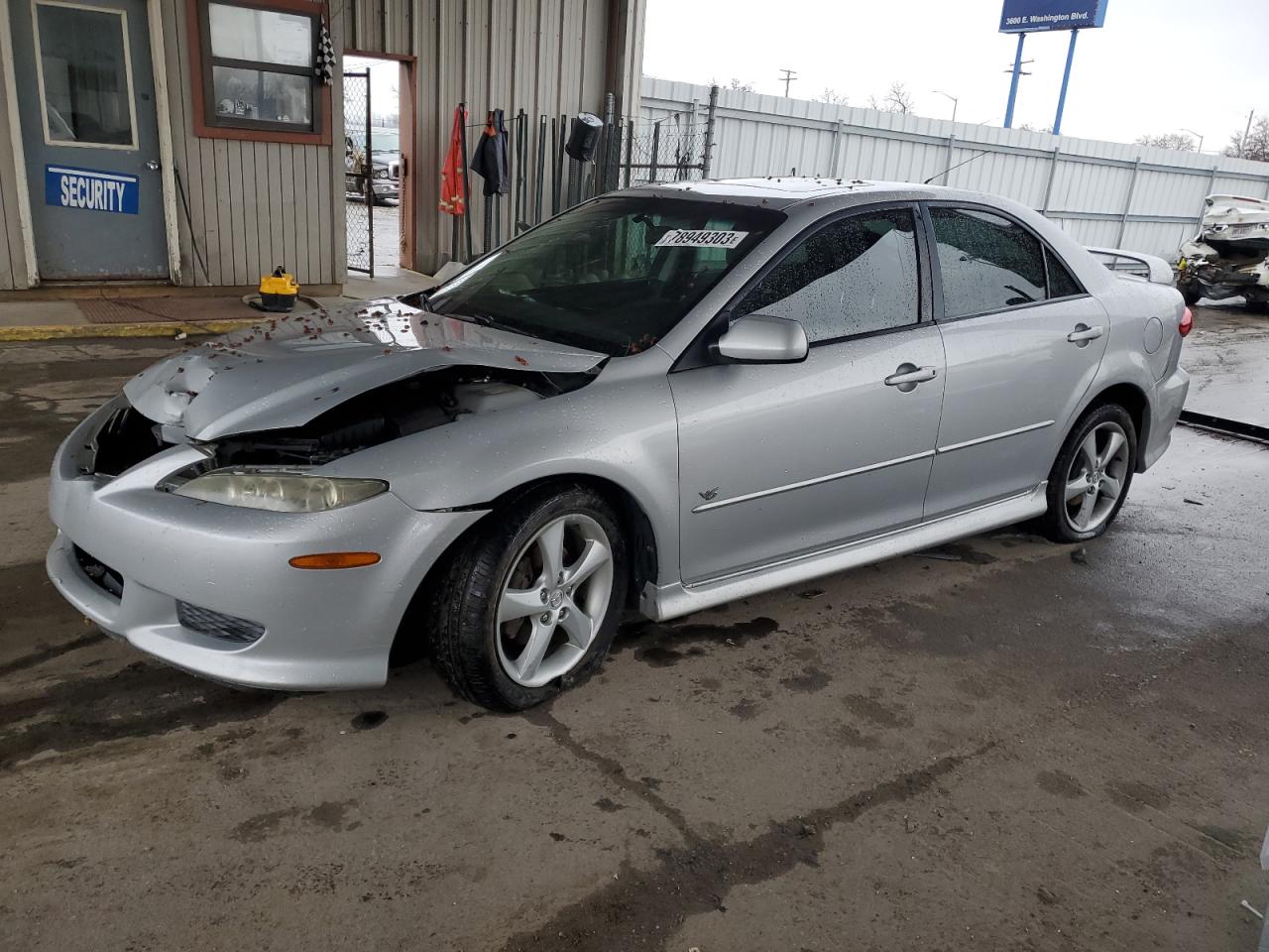 Image 1 of 2004 MAZDA 6 S 2004 with VIN 1YVFP80D145N96181