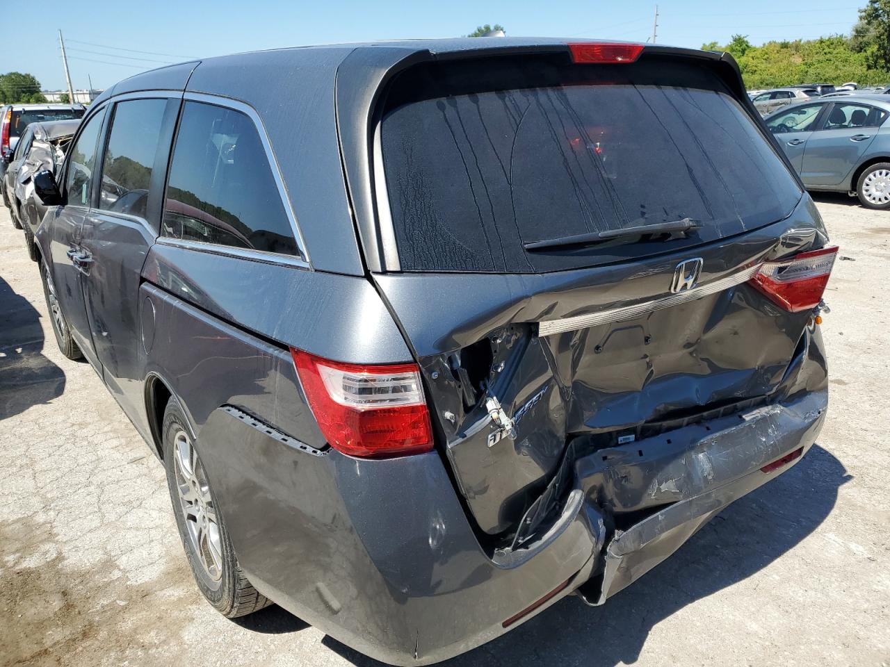 Image 2 of 2012 HONDA ODYSSEY EXL 2012 with VIN 5FNRL5H67CB066698