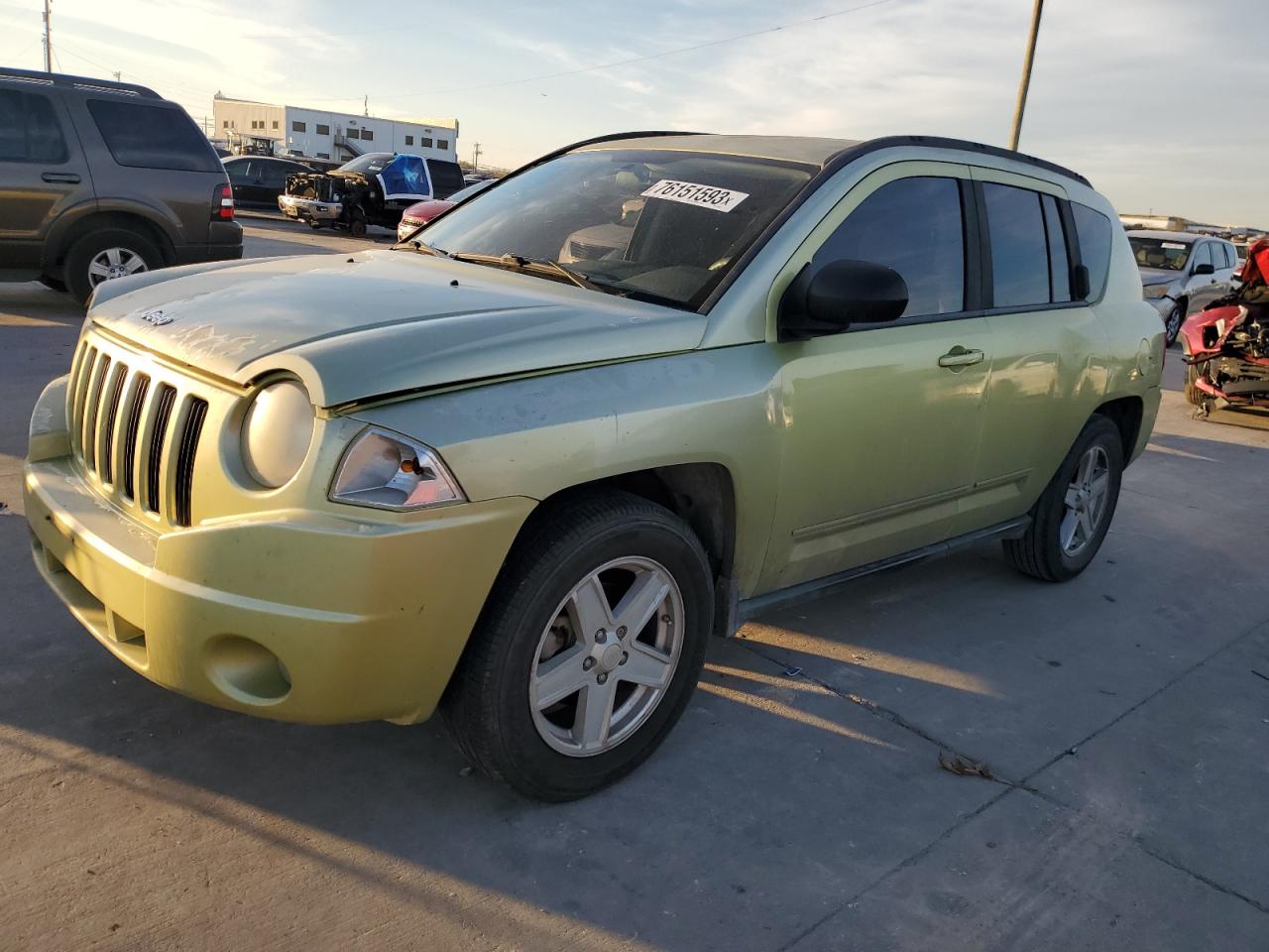 Image 1 of 2010 JEEP COMPASS SPORT 2010 with VIN 1J4NT4FB0AD537825