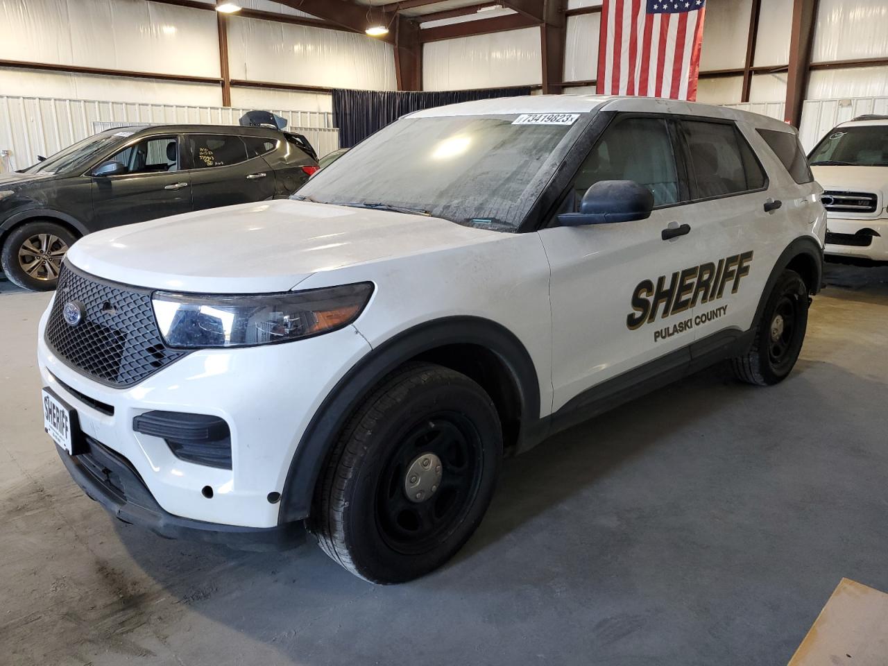 Изображение 1 2021 FORD EXPLORER POLICE INTERCEPTOR 2021 с VIN 1FM5K8AB1MGB53977