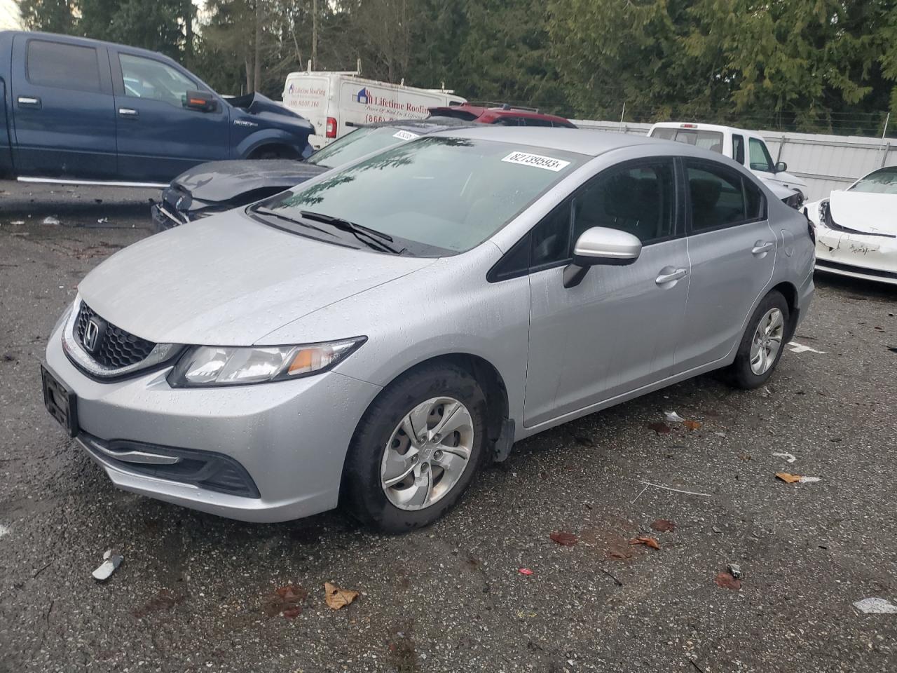 Изображение 1 2014 HONDA CIVIC LX 2014 с VIN 19XFB2F59EE022533