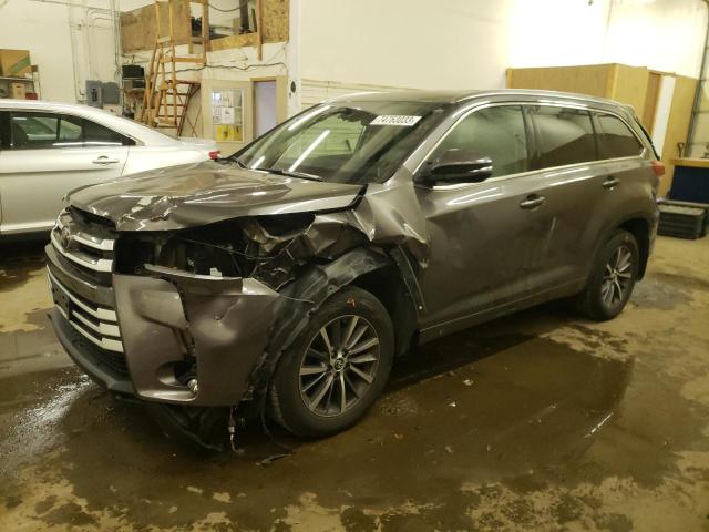 Image 1 of 2018 TOYOTA HIGHLANDER SE 2018 with VIN 5TDJZRFH0JS527966