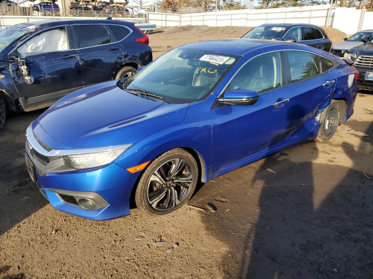 Image 1 of 2016 HONDA CIVIC TOURING 2016 with VIN 19XFC1F91GE205065