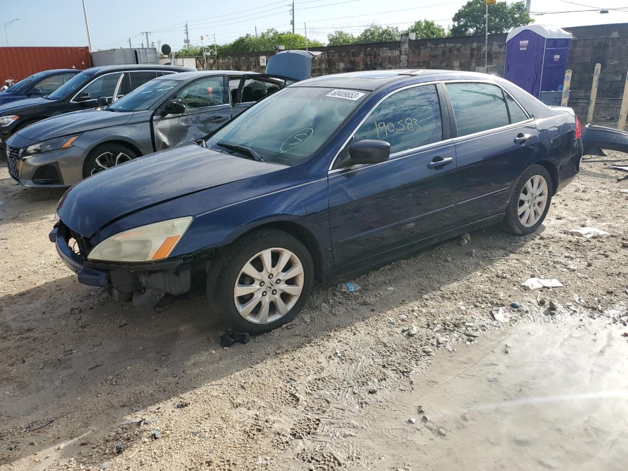 Изображение 1 2007 HONDA ACCORD EX 2007 с VIN 1HGCM66507A043055