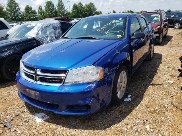 Изображение 2 2013 DODGE AVENGER SE 2013 с VIN 1C3CDZAB8DN771065