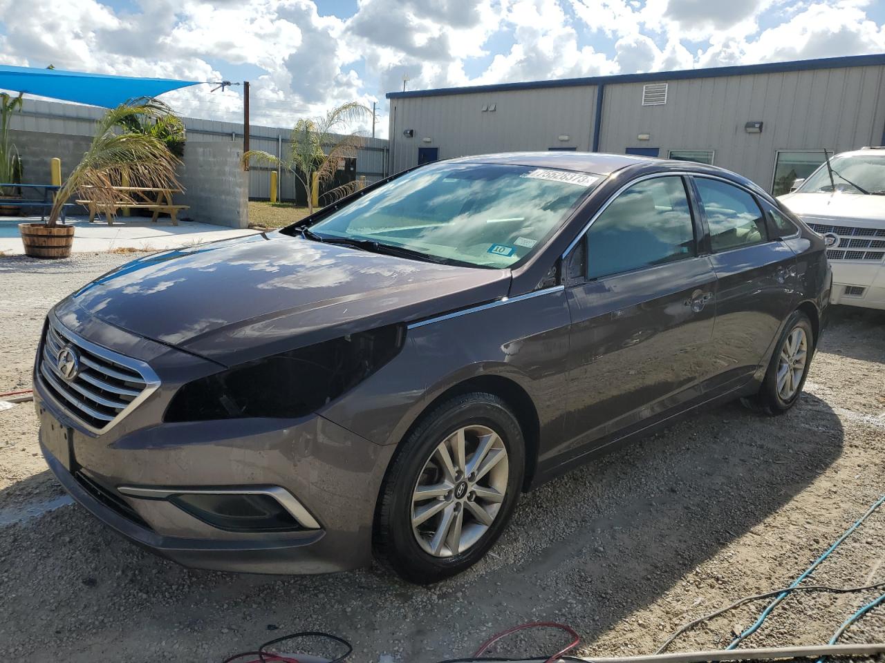 Image 1 of 2017 HYUNDAI SONATA SE 2017 with VIN 5NPE24AF7HH507034