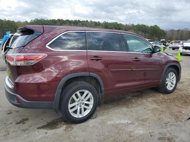 Изображение 3 2015 TOYOTA HIGHLANDER LE 2015 с VIN 5TDZARFH3FS015085