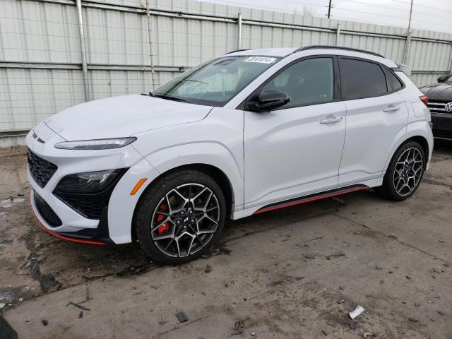 Image 1 of 2022 HYUNDAI KONA N BASE 2022 with VIN KM8KH3AC1NU002704