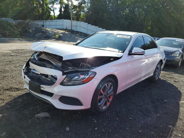 Image 1 of 2017 MERCEDES-BENZ C 300 4MATIC 2017 with VIN 55SWF4KB1HU210827