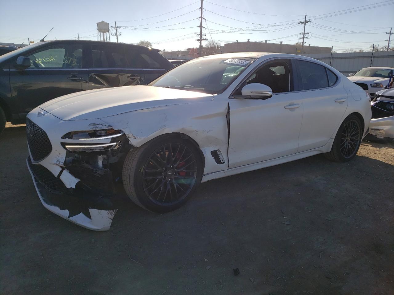 Image 1 of 2022 GENESIS G70 LAUNCH EDITION 2022 with VIN KMTG14TE7NU081252