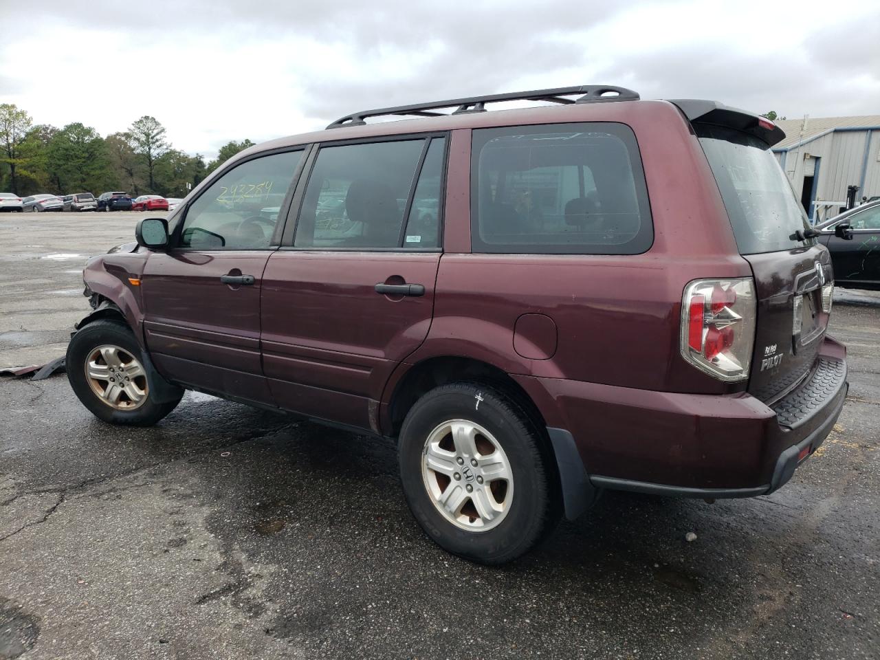 Изображение 2 2007 HONDA PILOT LX 2007 с VIN 5FNYF28167B008996