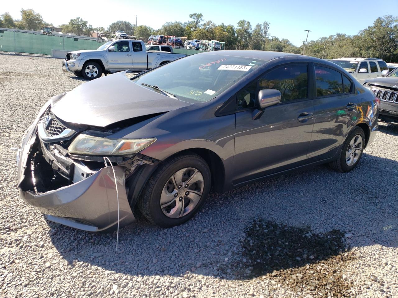Image 1 of 2015 HONDA CIVIC LX 2015 with VIN 19XFB2F52FE087371