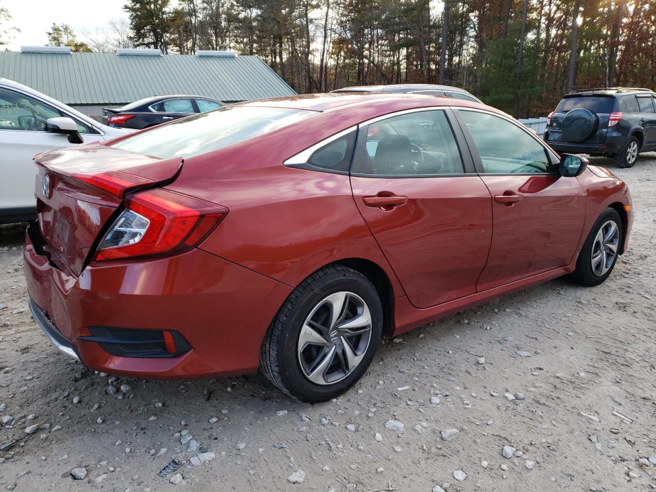 Image 3 of 2019 HONDA CIVIC LX 2019 with VIN 2HGFC2F66KH531387