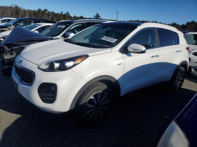 Image 1 of 2017 KIA SPORTAGE EX 2017 with VIN KNDPNCACXH7105951