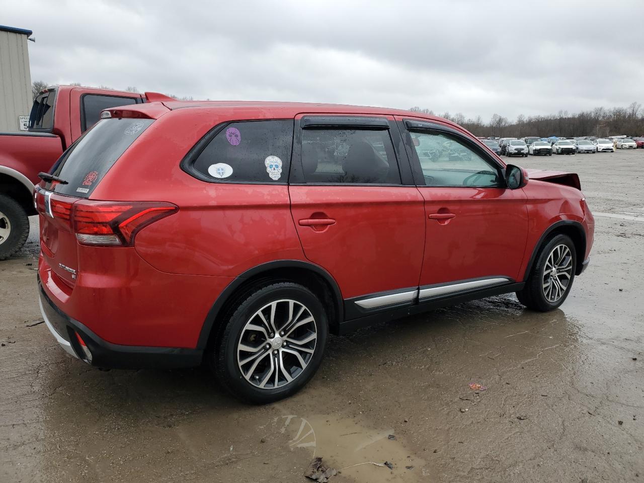 Image 3 of 2018 MITSUBISHI OUTLANDER SE 2018 with VIN JA4AZ3A38JZ067392