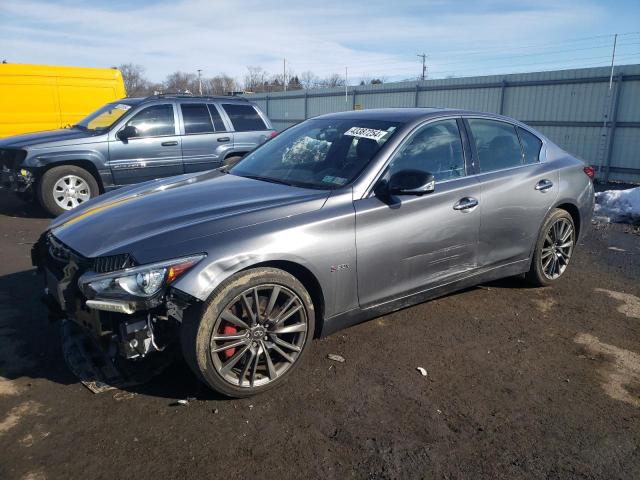 Image 1 of 2019 INFINITI Q50 RED SPORT 400 2019 with VIN JN1FV7AR3KM830097