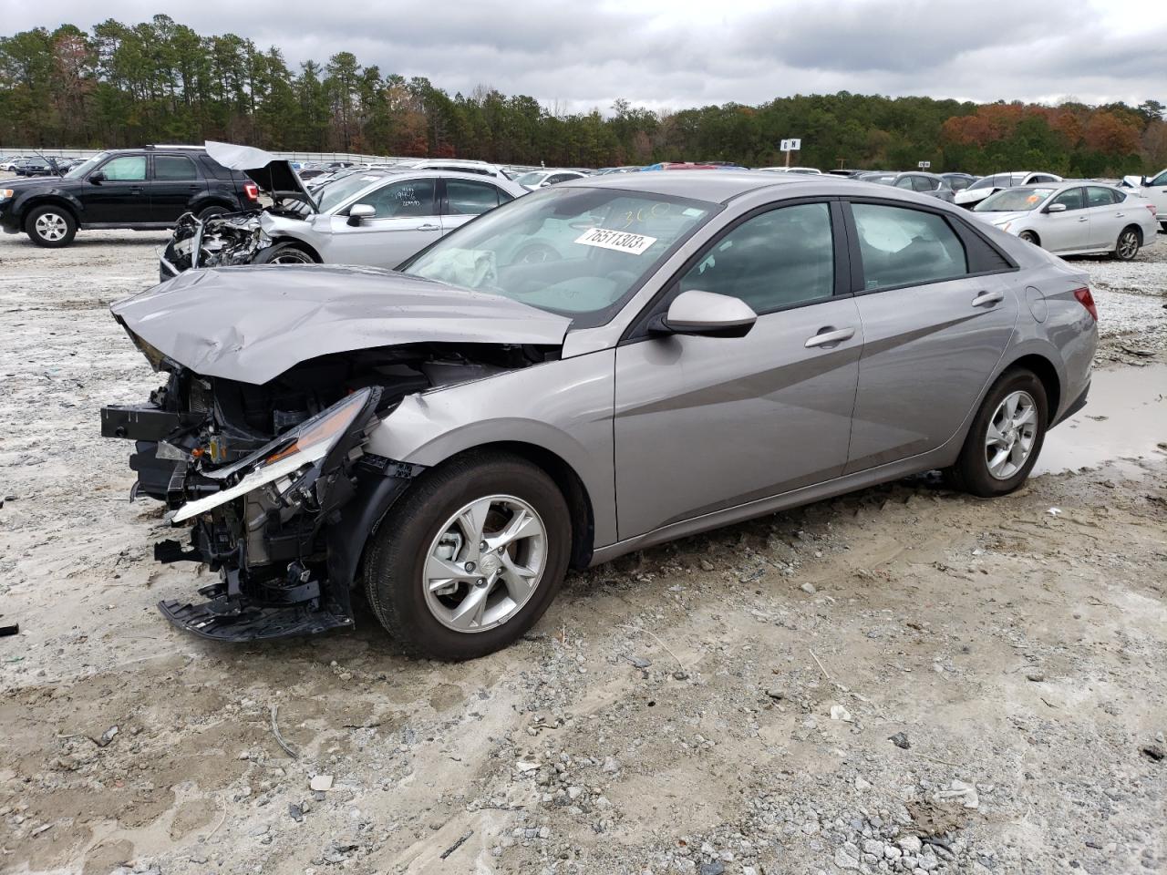 Image 1 of 2023 HYUNDAI ELANTRA SE 2023 with VIN KMHLL4AG3PU547186