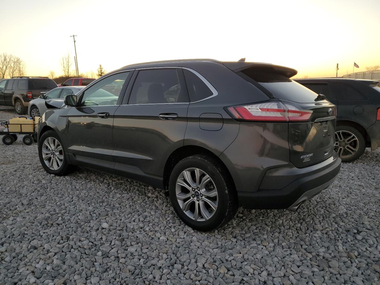 Image 2 of 2020 FORD EDGE TITANIUM 2020 with VIN 2FMPK4K97LBA81458