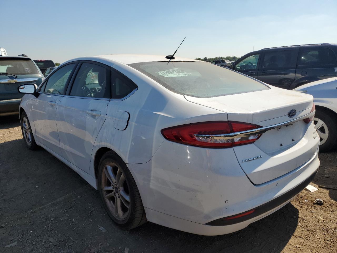 Image 3 of 2018 FORD FUSION SE 2018 with VIN 3FA6P0HD5JR284567
