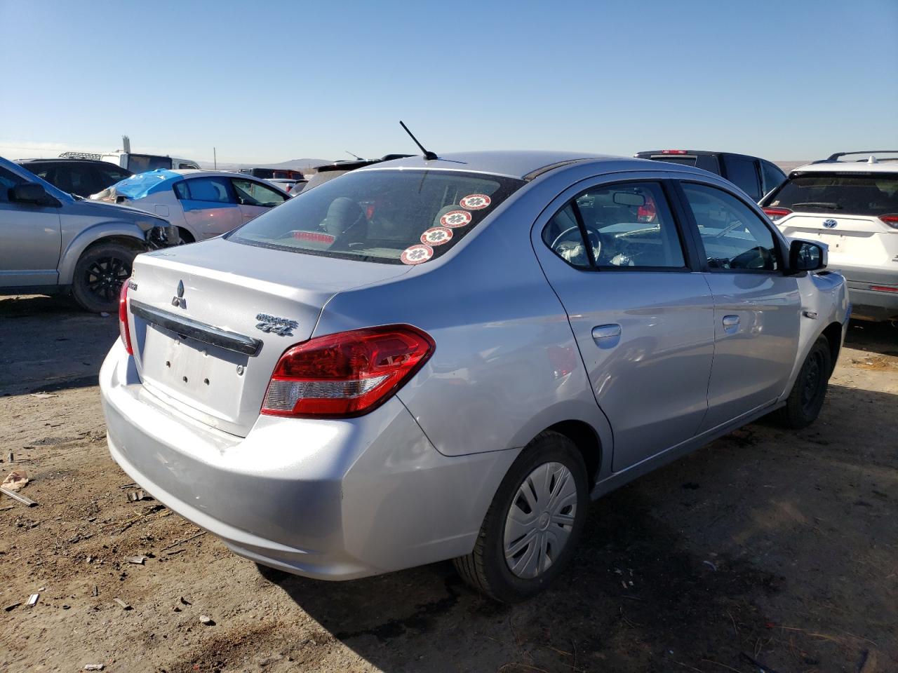 Image 3 of 2019 MITSUBISHI MIRAGE G4 ES 2019 with VIN ML32F3FJ3KHF00513