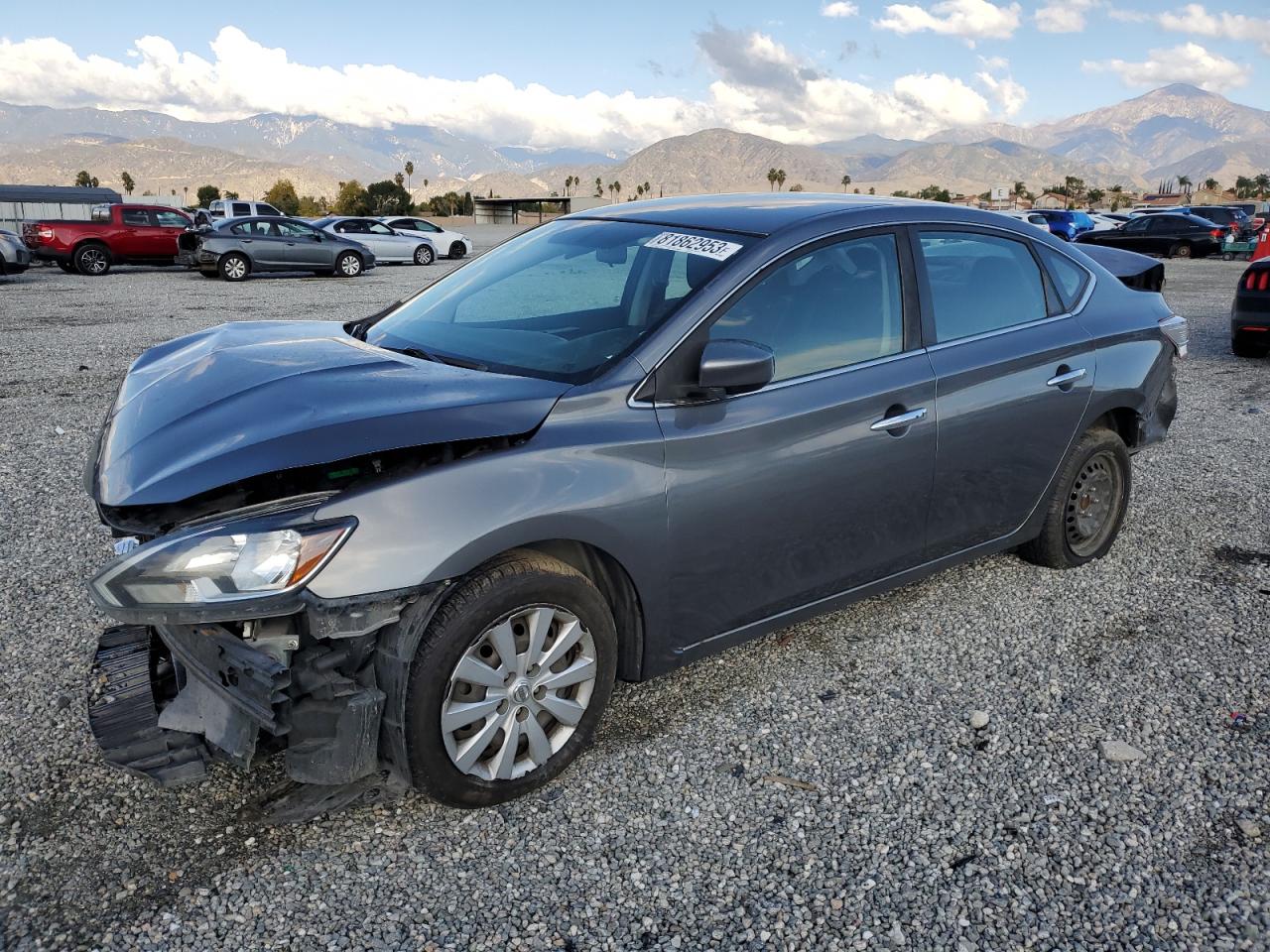 Image 1 of 2016 NISSAN SENTRA S 2016 with VIN 3N1AB7APXGL639196