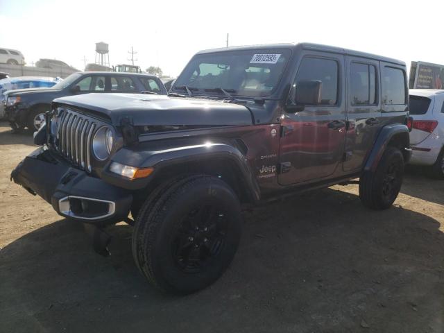 Image 1 of 2018 JEEP WRANGLER UNLIMITED SAHARA 2018 with VIN 1C4HJXEG7JW140804