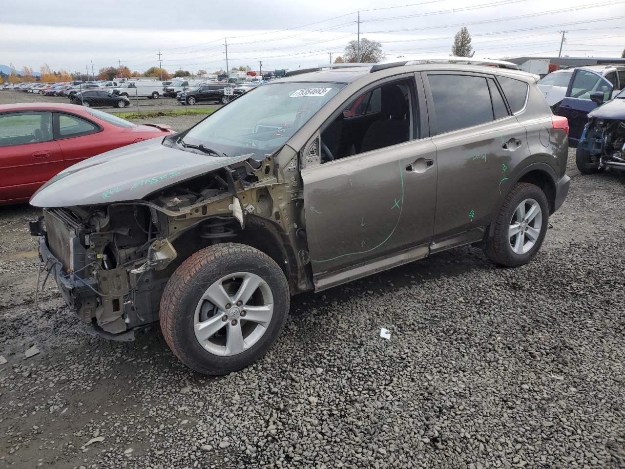 Image 1 of 2014 TOYOTA RAV4 XLE 2014 with VIN 2T3RFREV0EW212673