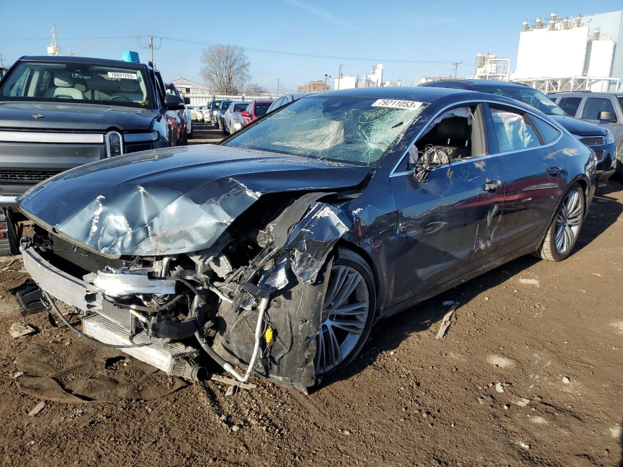 Image 1 of 2019 AUDI A7 PREMIUM PLUS 2019 with VIN WAUR2AF24KN048880