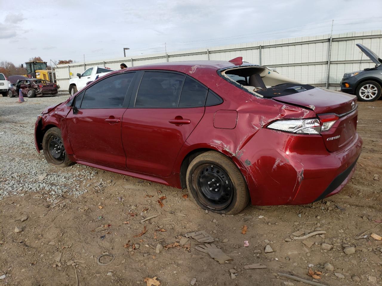 Image 2 of 2022 TOYOTA COROLLA LE 2022 with VIN 5YFEPMAE4NP280053