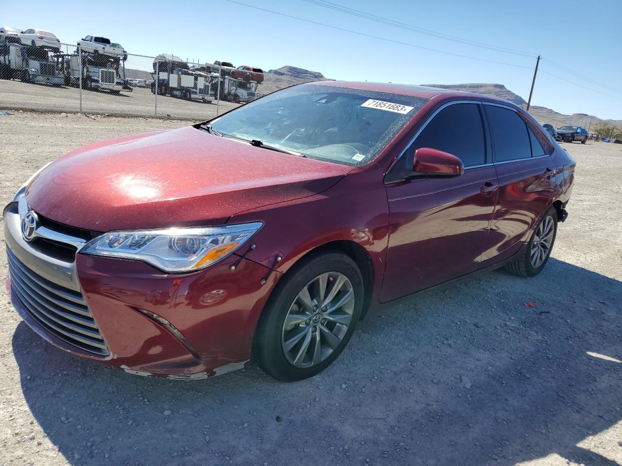 Image 1 of Toyota Camry Xse 2016 with VIN 4T1BK1FK7GU571033