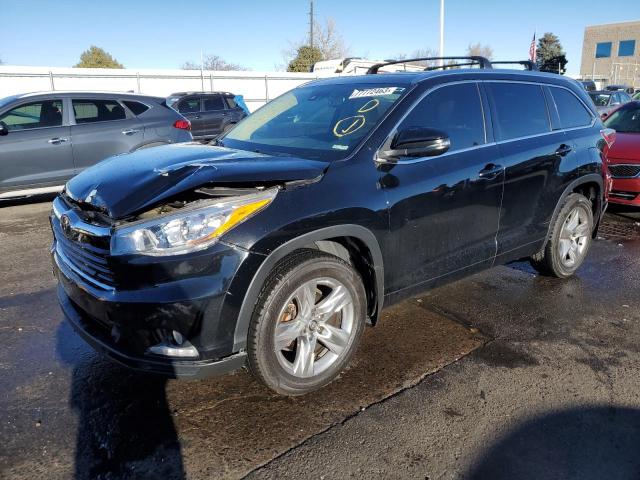 Изображение 1 2016 TOYOTA HIGHLANDER LIMITED 2016 с VIN 5TDDKRFH9GS316047