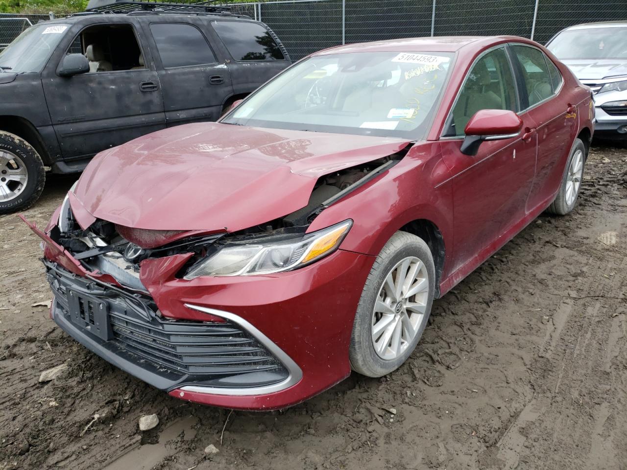 Image 1 of 2021 TOYOTA CAMRY LE 2021 with VIN 4T1C11BK3MU027668