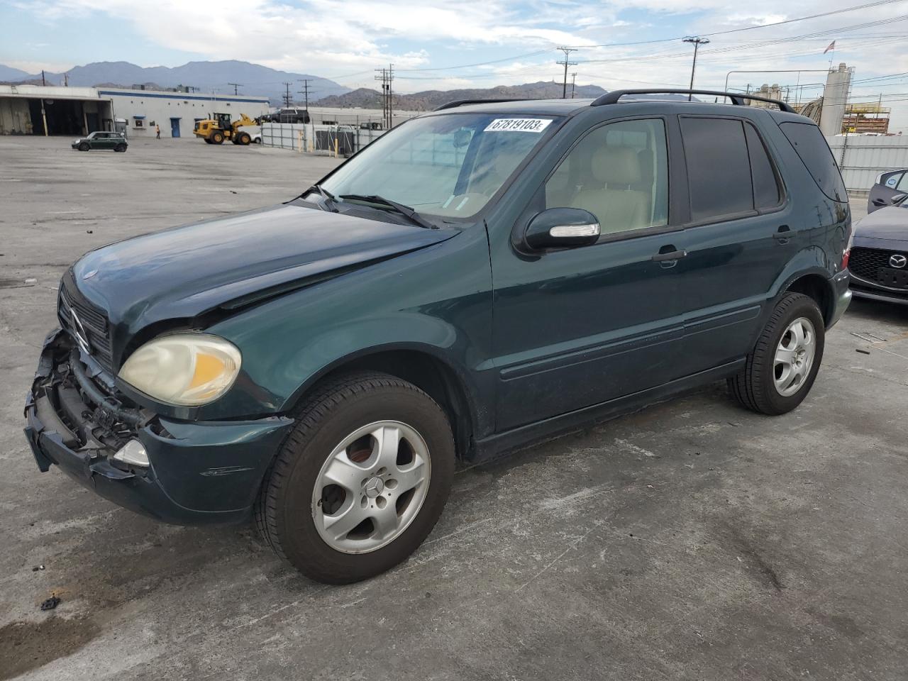 Image 1 of 2002 MERCEDES-BENZ ML 320 2002 with VIN 4JGAB54E52A325625
