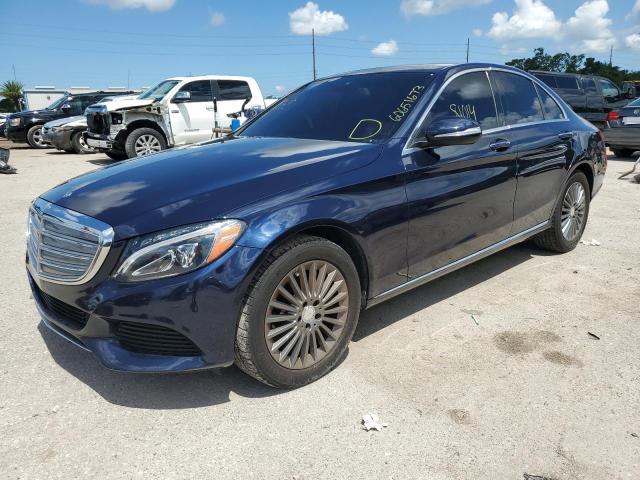 Image 1 of 2015 MERCEDES-BENZ C-CLASS 300 4MATIC 2015 with VIN 55SWF4KB2FU038983