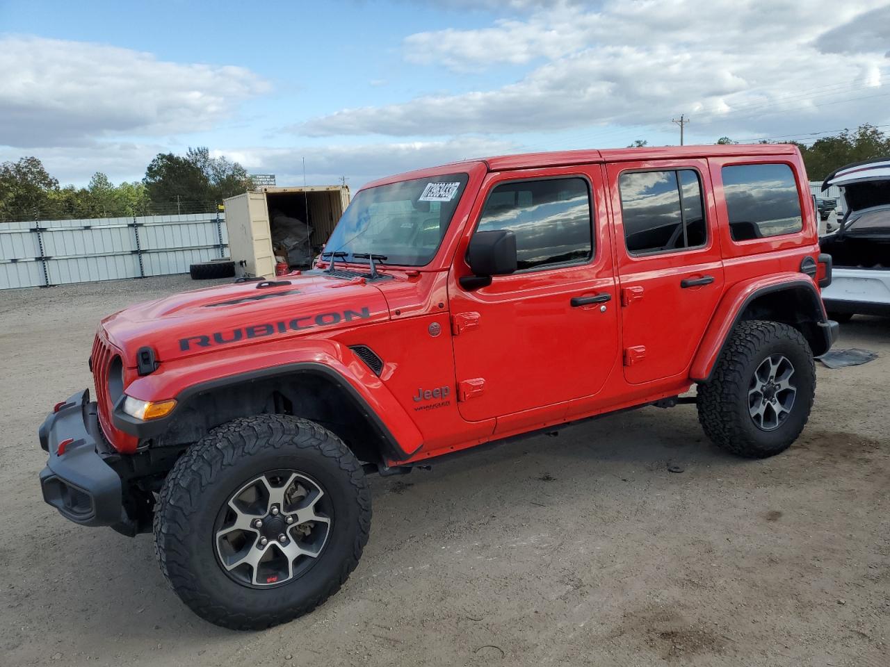 Image 1 of 2022 JEEP WRANGLER UNLIMITED RUBICON 2022 with VIN 1C4HJXFN7NW133628