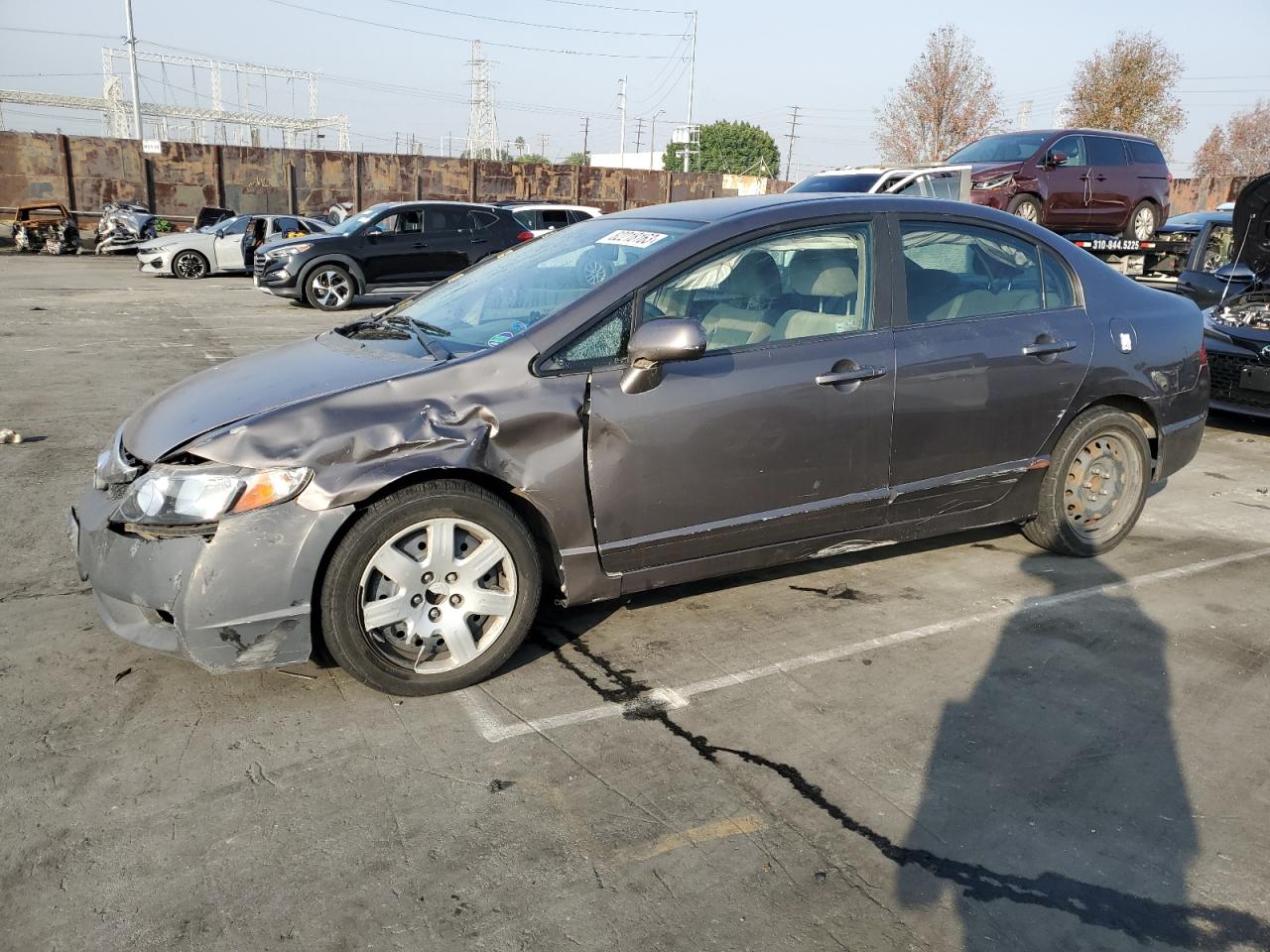 Image 1 of 2010 HONDA CIVIC LX 2010 with VIN 19XFA1F52AE047071