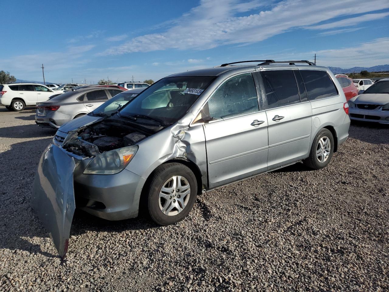 Image 1 of 2005 HONDA ODYSSEY EX 2005 with VIN 5FNRL38495B015578