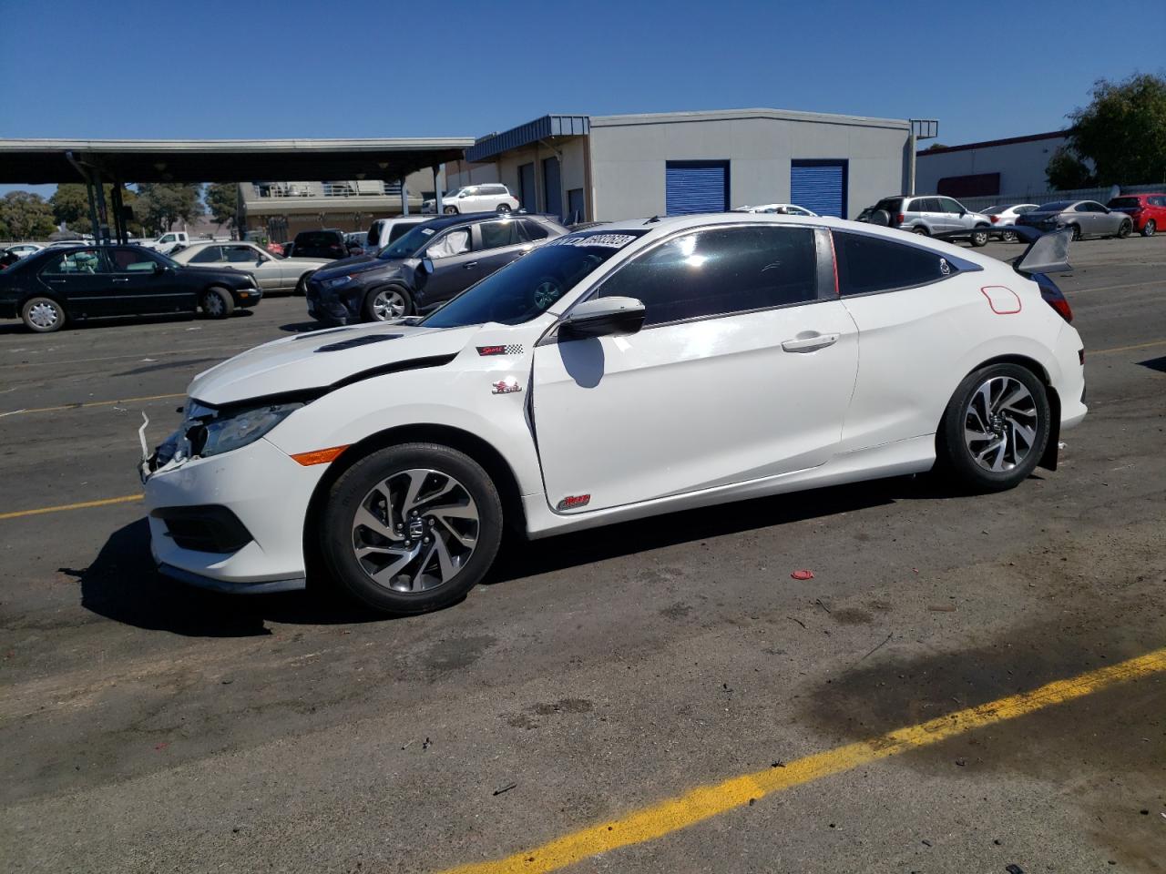 Image 1 of 2018 HONDA CIVIC LX 2018 with VIN 2HGFC4B02JH300028
