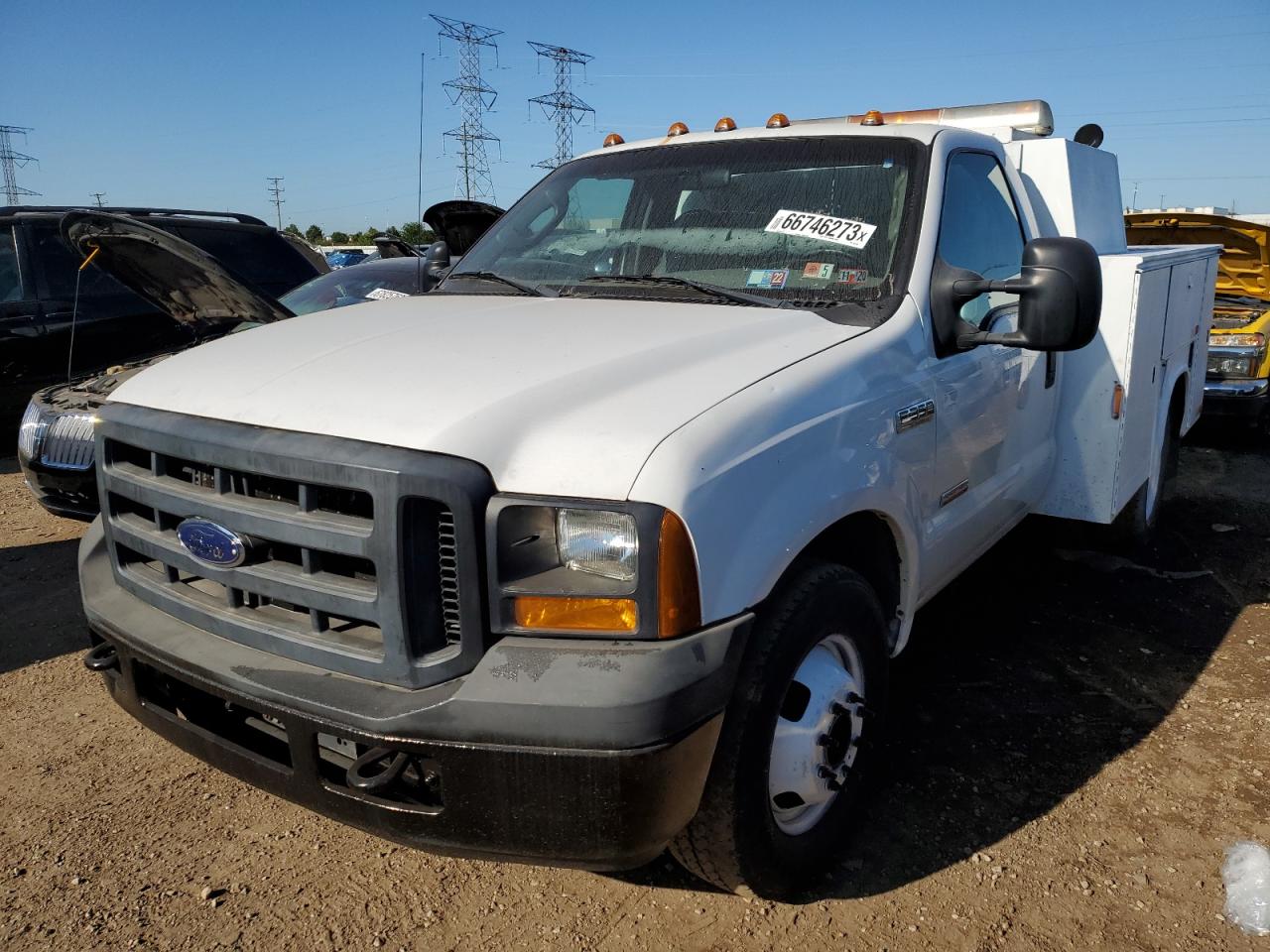 Image 1 of 2007 FORD F350 SUPER DUTY 2007 with VIN 1FDWF36P47EB43136