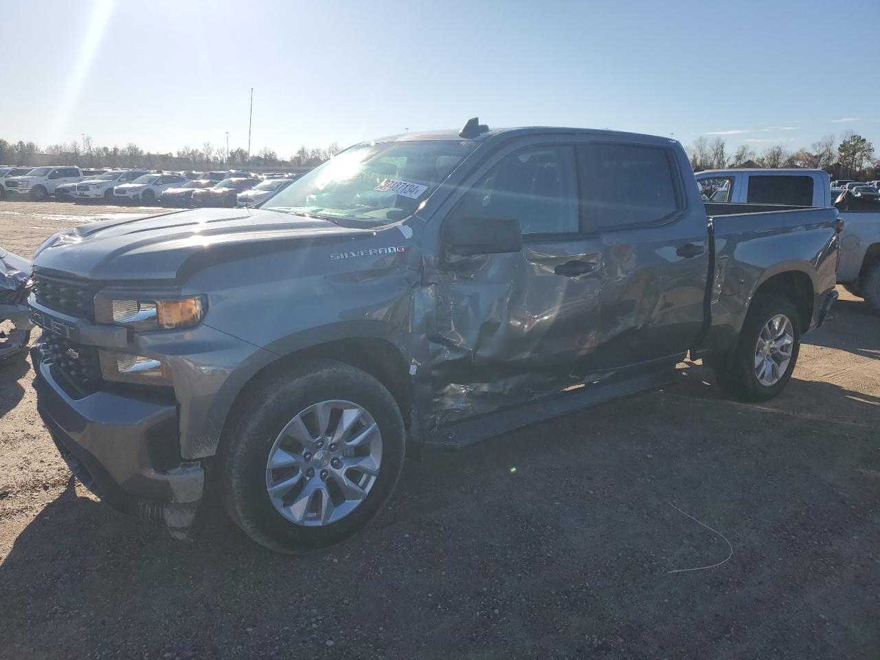 Изображение 1 2021 CHEVROLET SILVERADO C1500 CUSTOM 2021 с VIN 3GCPWBEK6MG407308