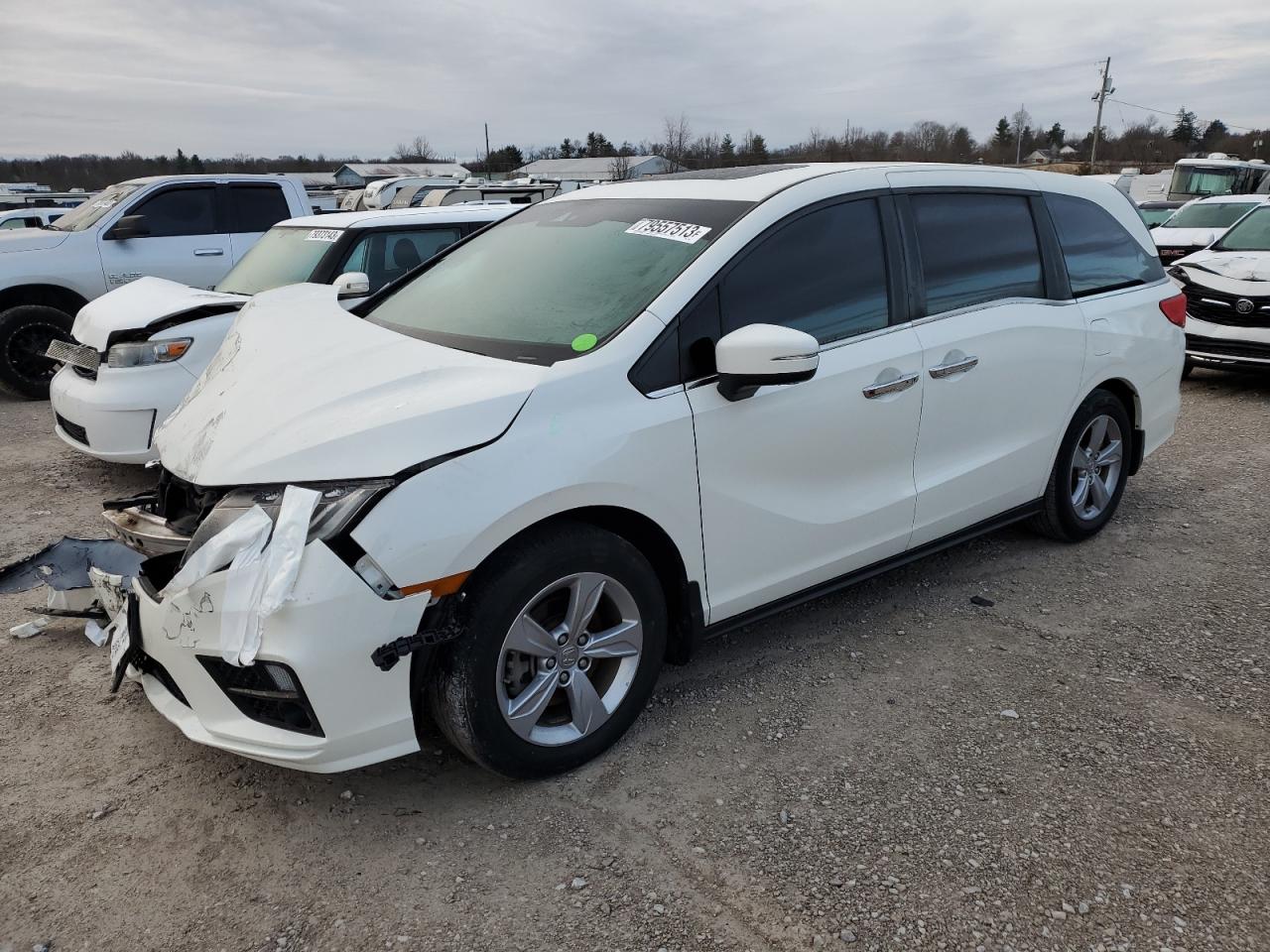 Image 1 of 2019 HONDA ODYSSEY EXL 2019 with VIN 5FNRL6H79KB045901