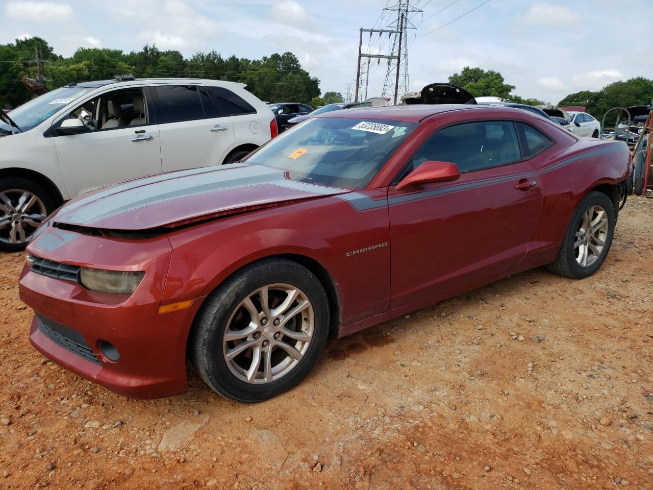 Obraz 1 z 2014 CHEVROLET CAMARO LS 2014 z VIN 2G1FA1E37E9242869