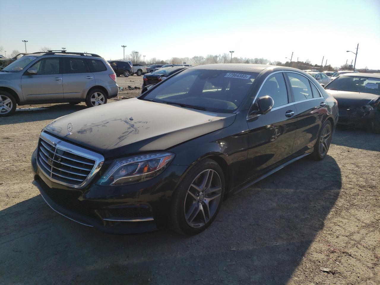 Image 1 of 2016 MERCEDES-BENZ S 550 4MATIC 2016 with VIN WDDUG8FB7GA224073