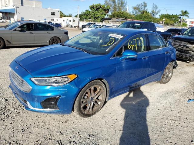 Изображение 1 2019 FORD FUSION SEL 2019 с VIN 3FA6P0CD0KR254580