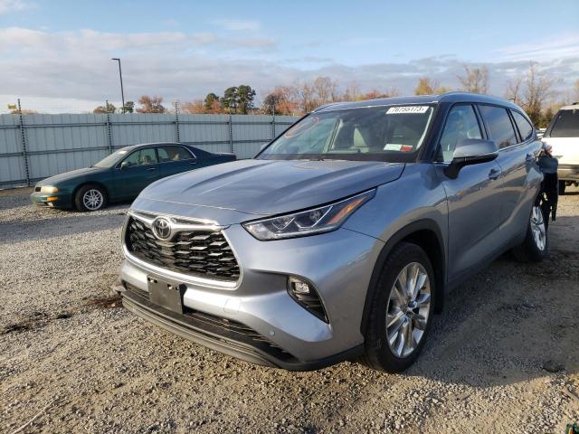 Image 1 of 2021 TOYOTA HIGHLANDER LIMITED 2021 with VIN 5TDDZRBH0MS088520