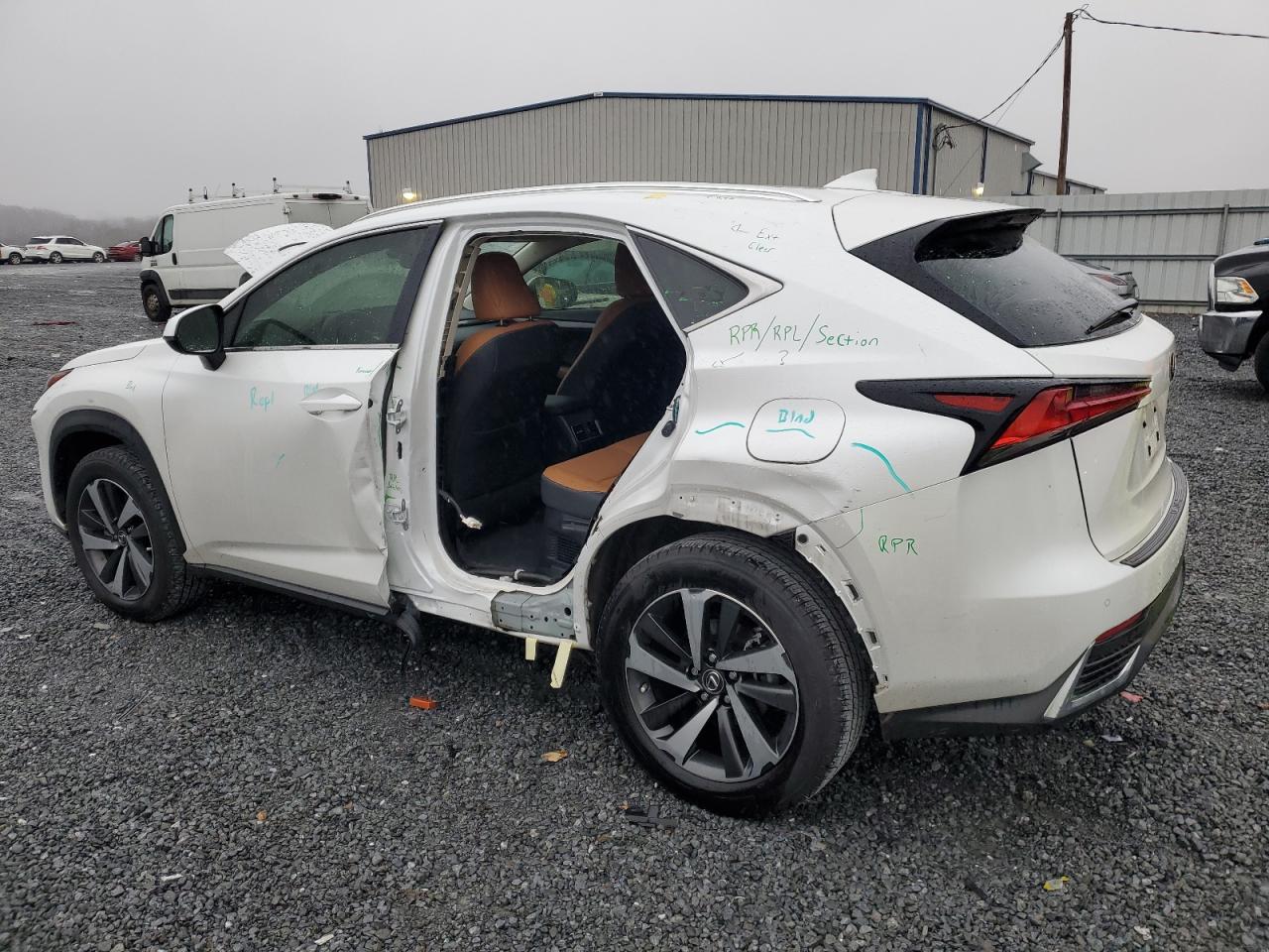 Image 2 of 2021 LEXUS NX 300H BASE 2021 with VIN JTJGJRDZ6M5011969