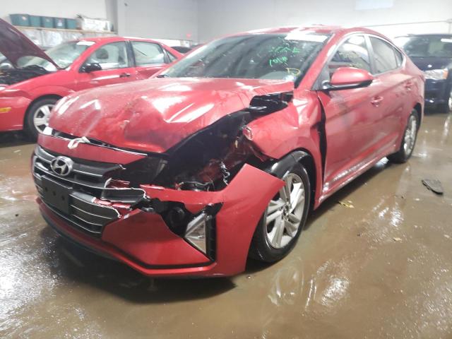 Image 1 of 2020 HYUNDAI ELANTRA SEL 2020 with VIN 5NPD84LFXLH518626